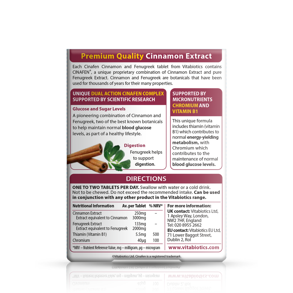 Cinafen Cinnamon and Fenugreek