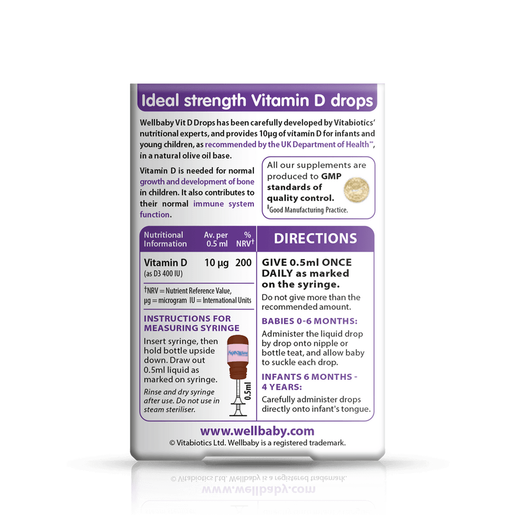 Wellbaby Vitamin D Drops