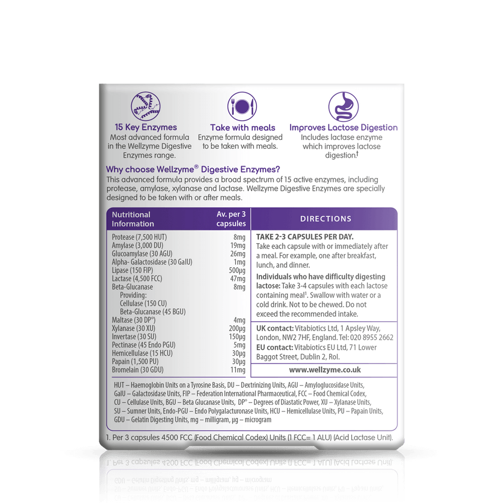 Wellzyme Digestive Enzymes Advanced